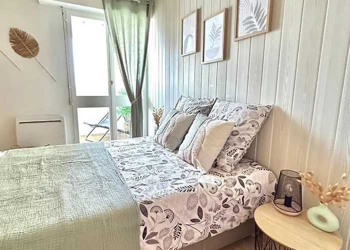 Διαμέρισμα Le Cocon, 100m De La Plage, Place De Parking Prive