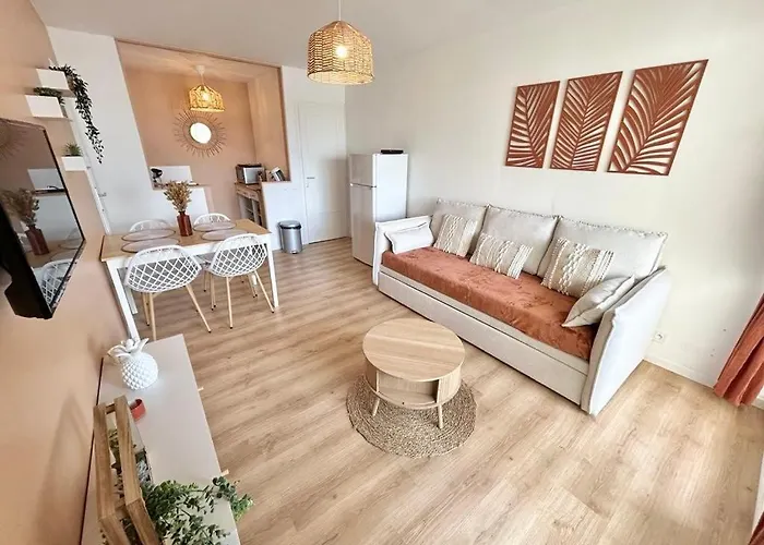 Διαμέρισμα Le Cocon, 100m De La Plage, Place De Parking Prive *