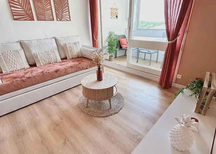 아파트 Le Cocon, 100m De La Plage, Place De Parking Prive 생 힐레르 드 리에