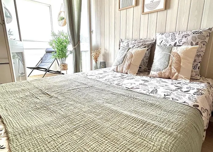 Le Cocon, 100m De La Plage, Place De Parking Prive 아파트 *