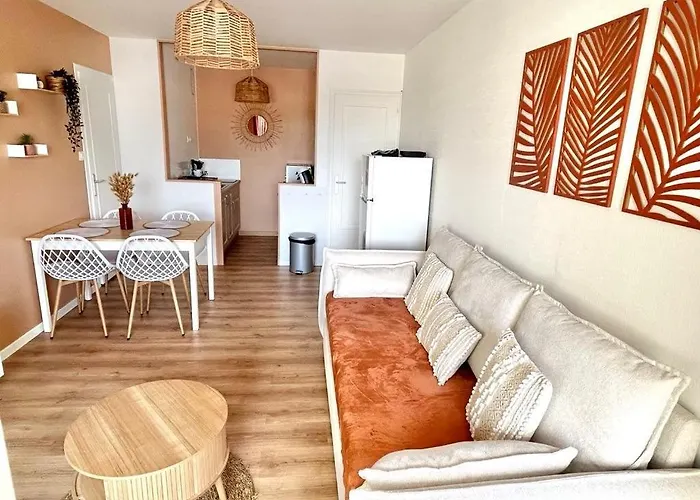 Διαμέρισμα Le Cocon, 100m De La Plage, Place De Parking Prive *